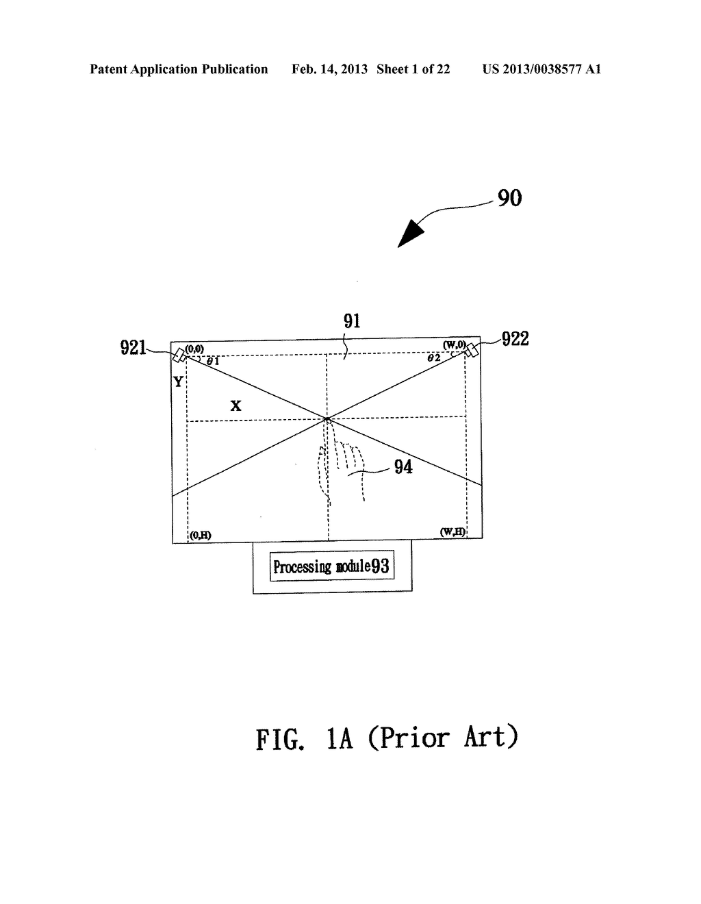 OPTICAL TOUCH DEVICE AND COORDINATE DETECTION METHOD THEREOF - diagram, schematic, and image 02