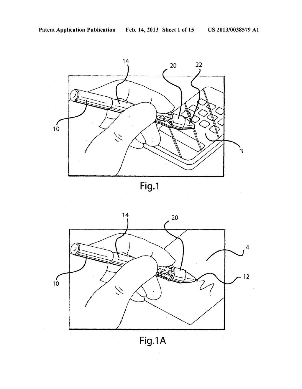 ELECTRICALLY CONDUCTIVE TOUCH PEN - diagram, schematic, and image 02