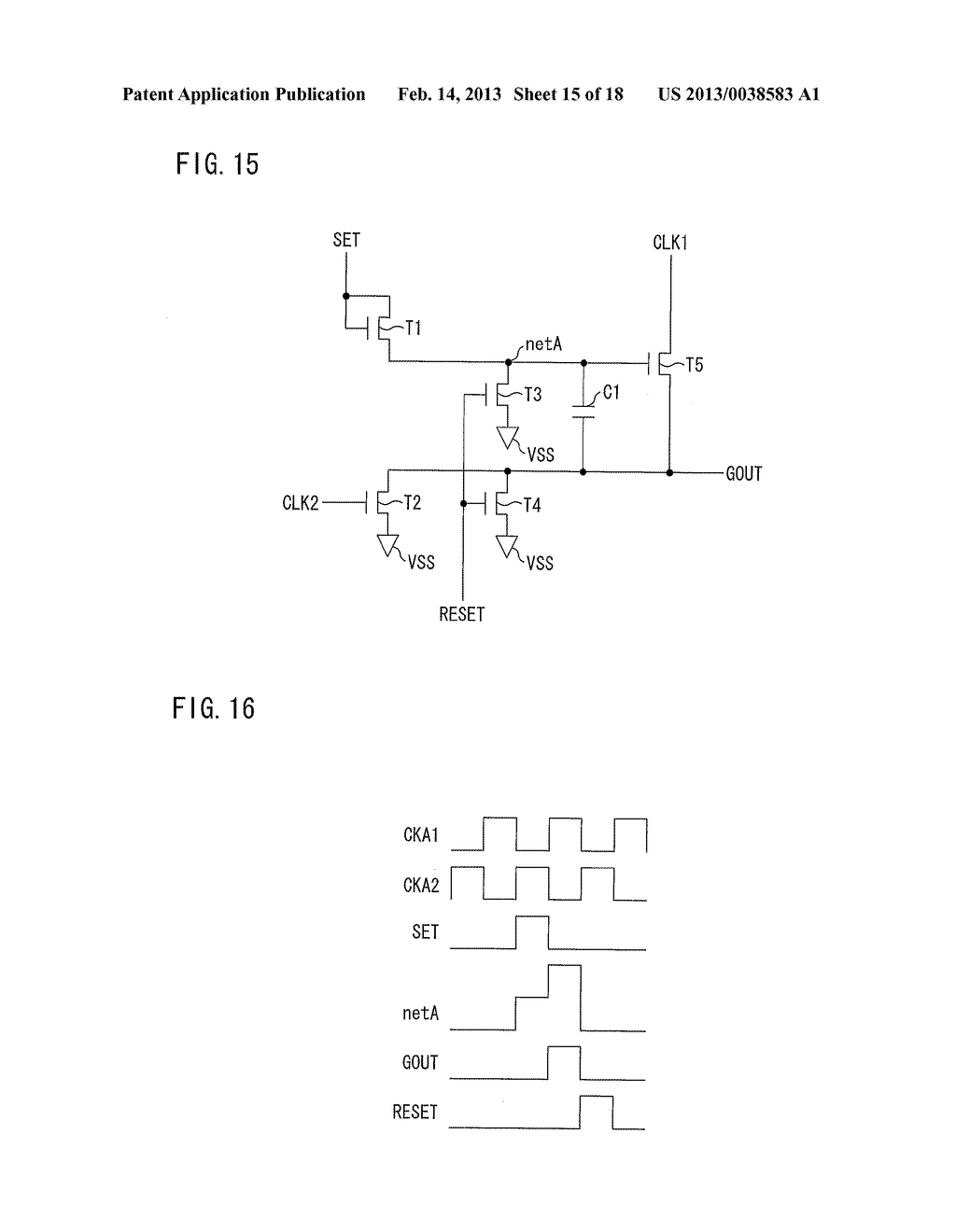 SHIFT REGISTER CIRCUIT, DISPLAY DEVICE, AND METHOD FOR DRIVING SHIFT     REGISTER CIRCUIT - diagram, schematic, and image 16