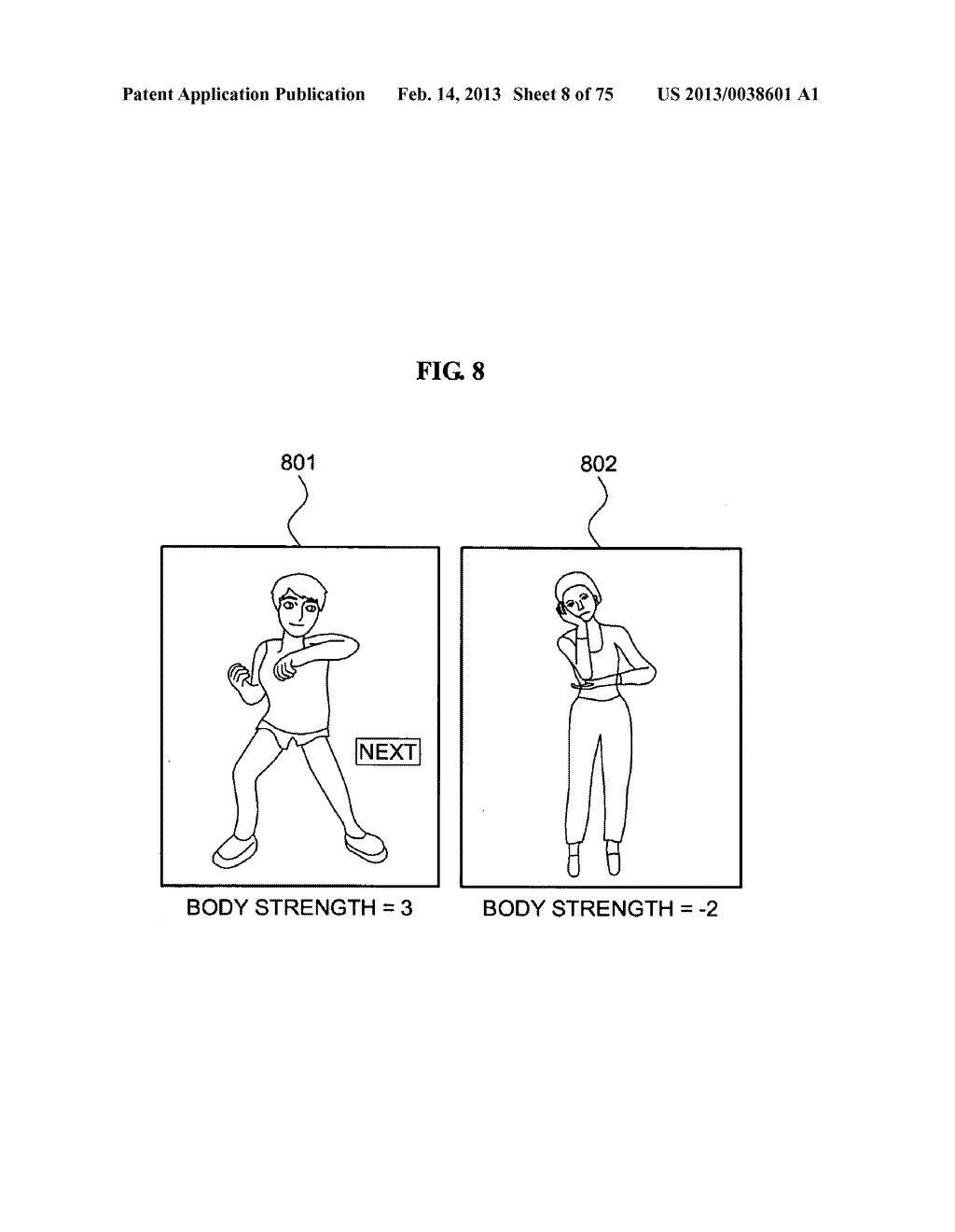 SYSTEM, METHOD, AND RECORDING MEDIUM FOR CONTROLLING AN OBJECT IN VIRTUAL     WORLD - diagram, schematic, and image 09