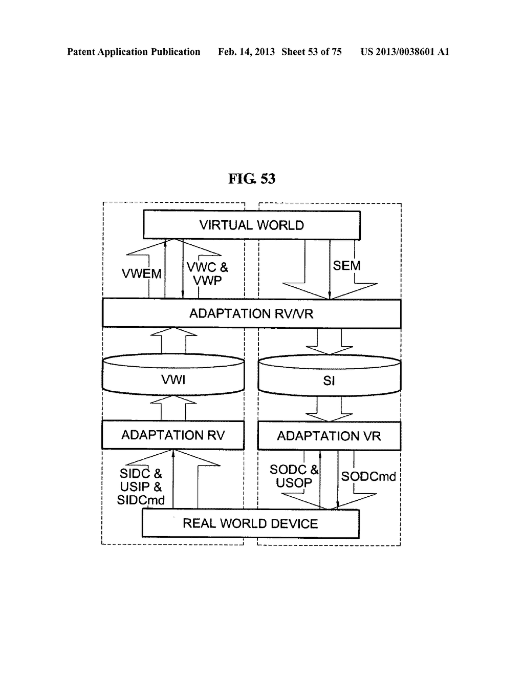 SYSTEM, METHOD, AND RECORDING MEDIUM FOR CONTROLLING AN OBJECT IN VIRTUAL     WORLD - diagram, schematic, and image 54