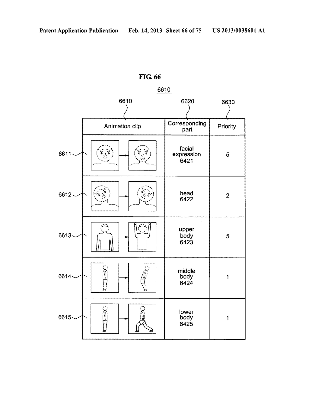 SYSTEM, METHOD, AND RECORDING MEDIUM FOR CONTROLLING AN OBJECT IN VIRTUAL     WORLD - diagram, schematic, and image 67