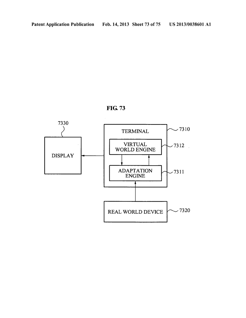 SYSTEM, METHOD, AND RECORDING MEDIUM FOR CONTROLLING AN OBJECT IN VIRTUAL     WORLD - diagram, schematic, and image 74