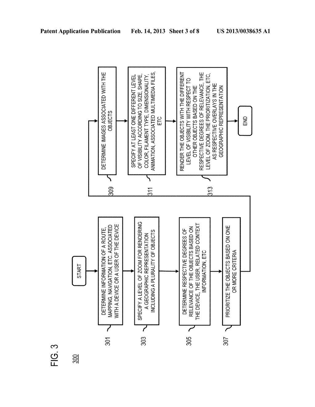 METHOD AND APPARATUS FOR PROVIDING SMART ZOOMING OF A GEOGRAPHIC     REPRESENTATION - diagram, schematic, and image 04