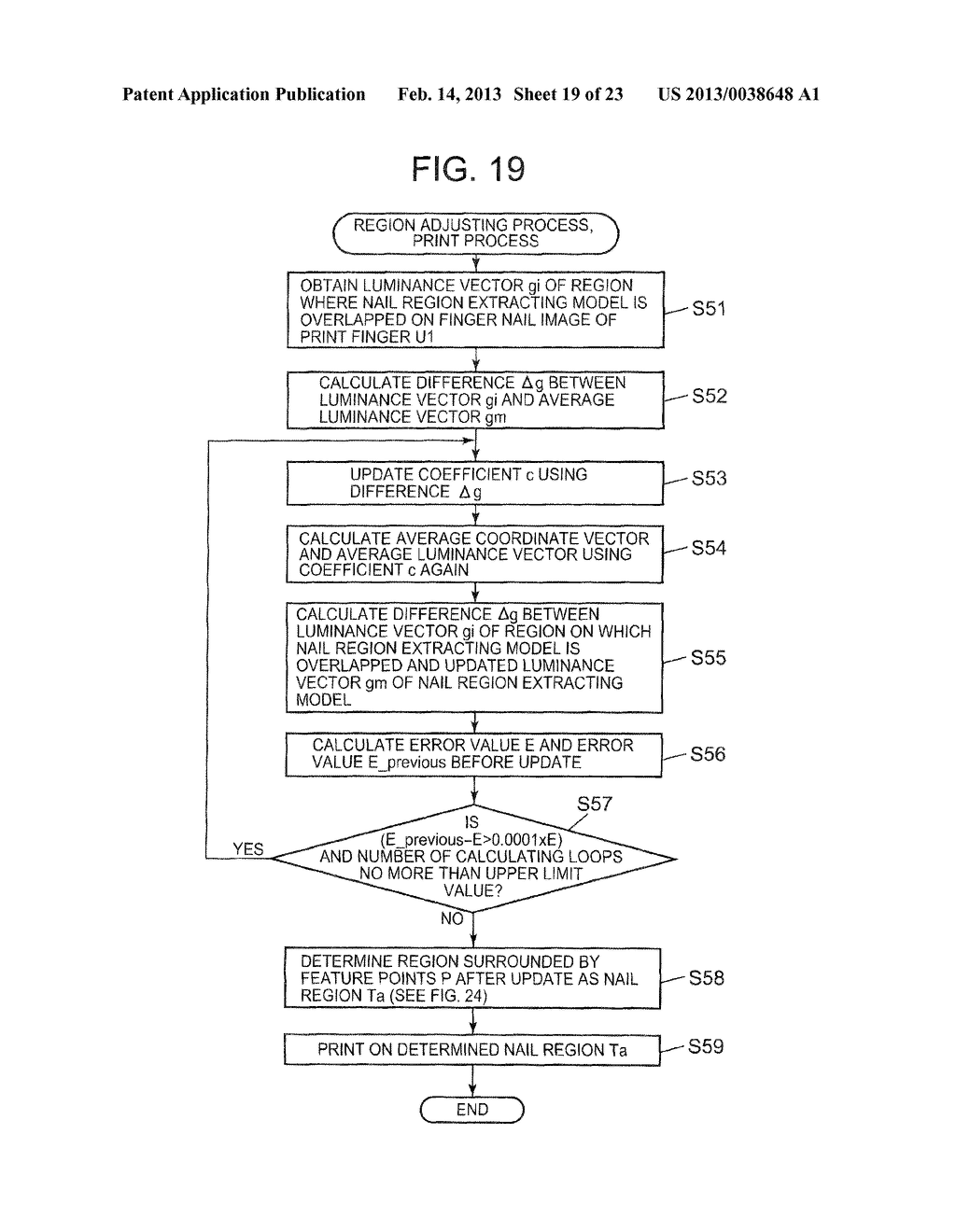 NAIL PRINT APPARATUS AND PRINTING CONTROL METHOD - diagram, schematic, and image 20