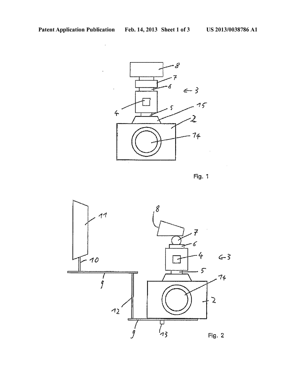 SYSTEM WITH FLASHLIGHT AND CONTINUOUS LIGHT REFLECTOR ARM FOR FIXING TO A     PHOTOGRAPHIC APPARATUS OR A CAMERA - diagram, schematic, and image 02