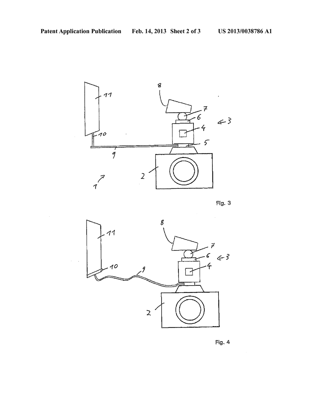 SYSTEM WITH FLASHLIGHT AND CONTINUOUS LIGHT REFLECTOR ARM FOR FIXING TO A     PHOTOGRAPHIC APPARATUS OR A CAMERA - diagram, schematic, and image 03