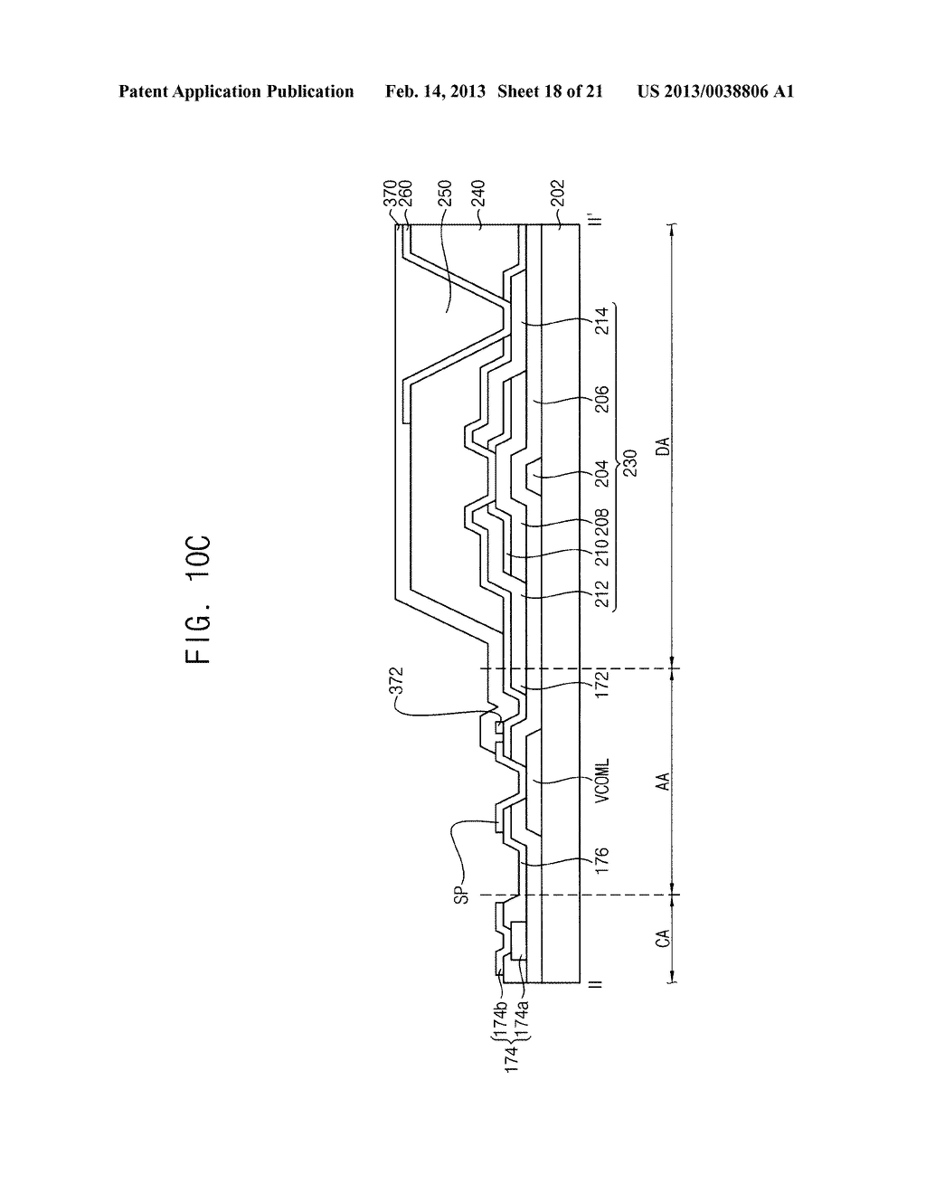 THIN-FILM TRANSISTOR SUBSTRATE AND METHOD FOR MANUFACTURING THE SAME - diagram, schematic, and image 19