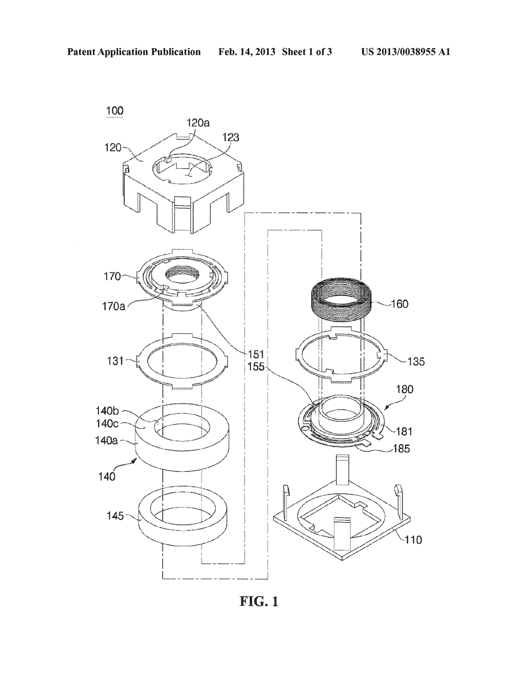 LENS DRIVING MOTOR AND ELASTIC MEMBER OF THE SAME - diagram, schematic, and image 02