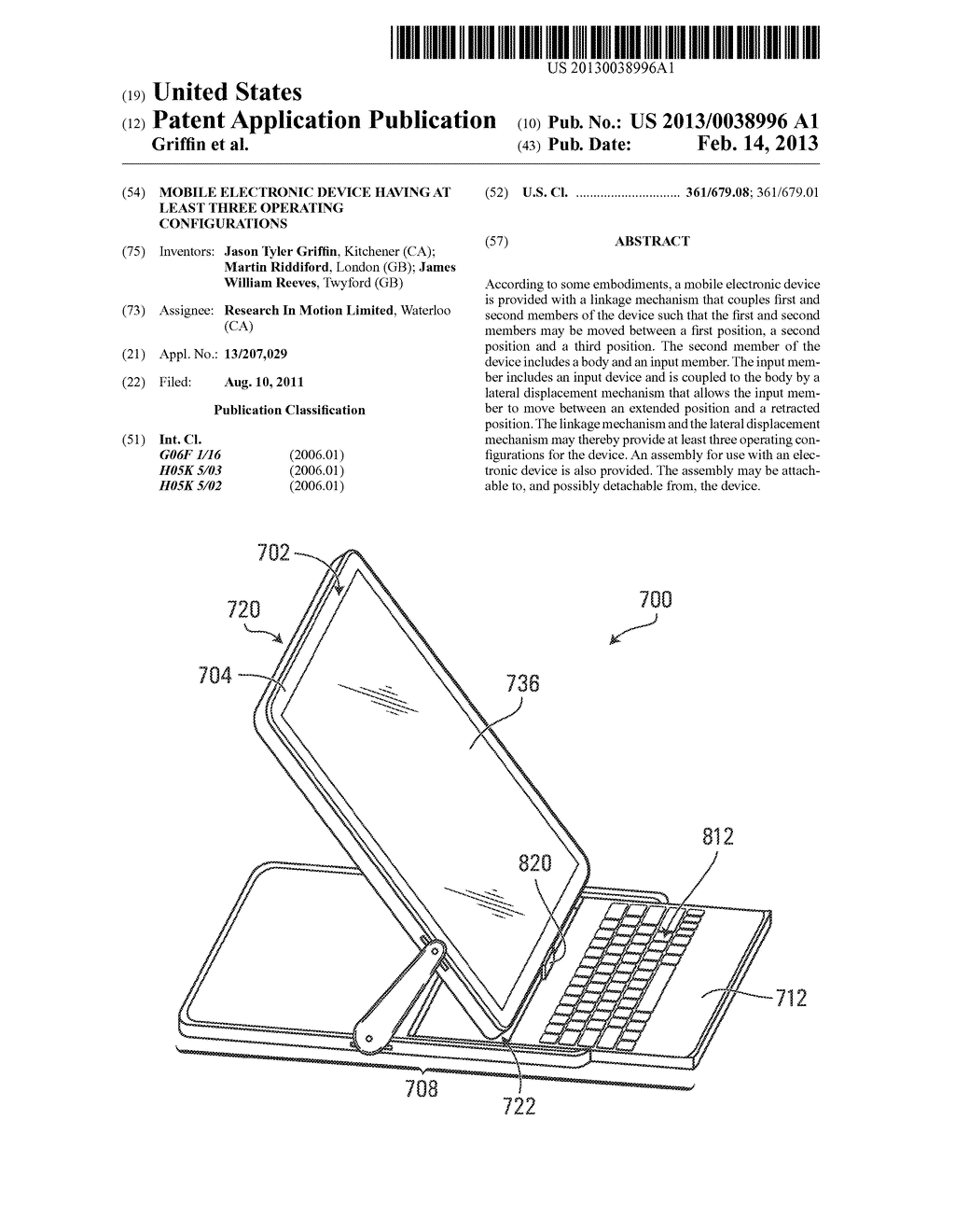 Mobile Electronic Device Having At Least Three Operating Configurations - diagram, schematic, and image 01