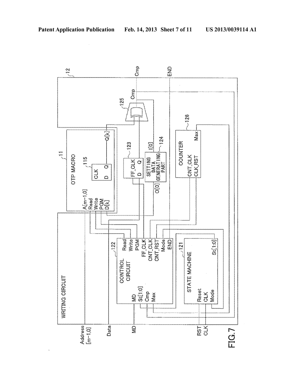 WRITING CIRCUIT, SEMICONDUCTOR INTEGRATED CIRCUIT AND WRITING METHOD - diagram, schematic, and image 08