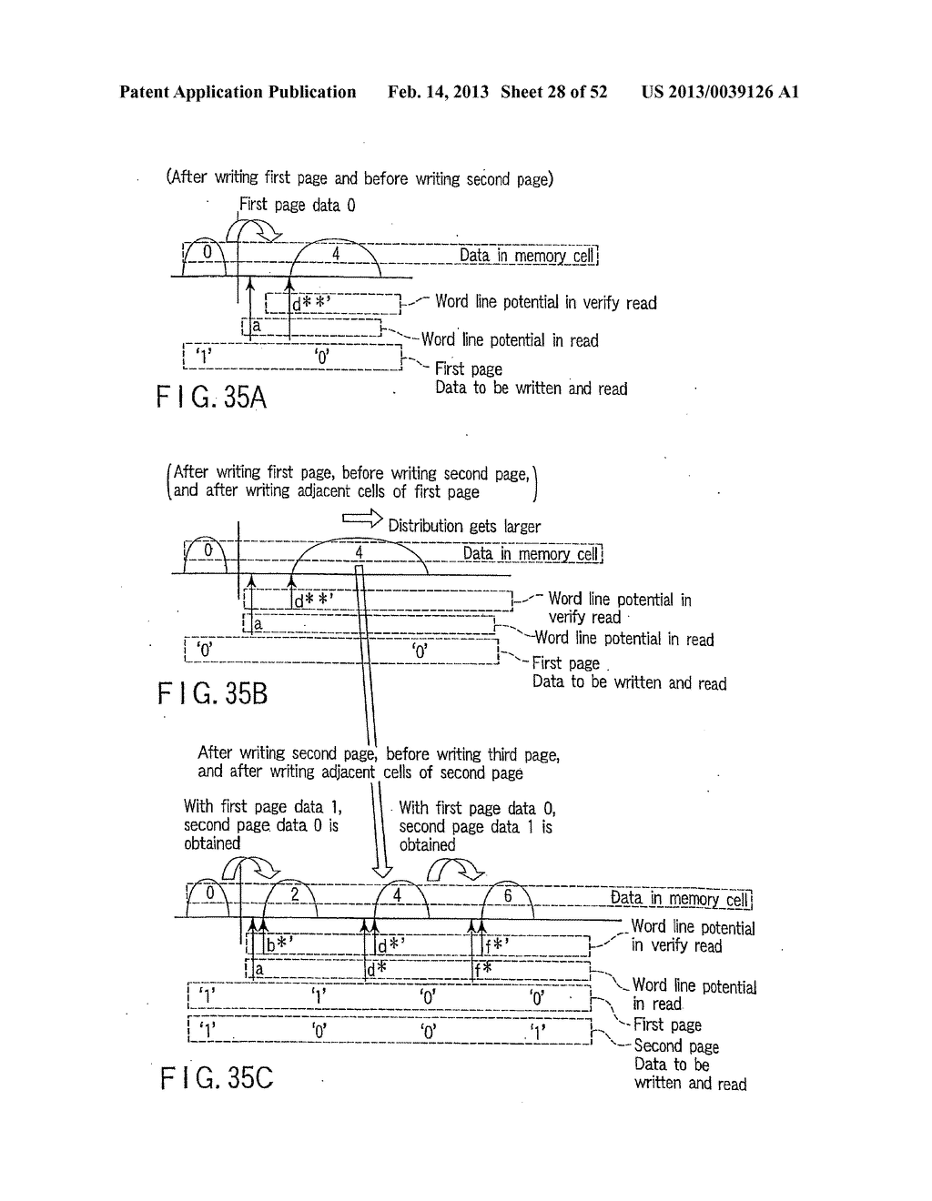 SEMICONDUCTOR MEMORY DEVICE FOR STORING MULTIVALUED DATA - diagram, schematic, and image 29