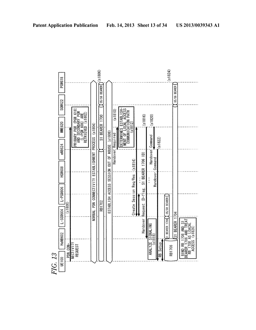 MOBILE WIRELESS SYSTEM, ACCESS POINT DEVICE, AND HANDOVER PROCESSING     METHOD - diagram, schematic, and image 14