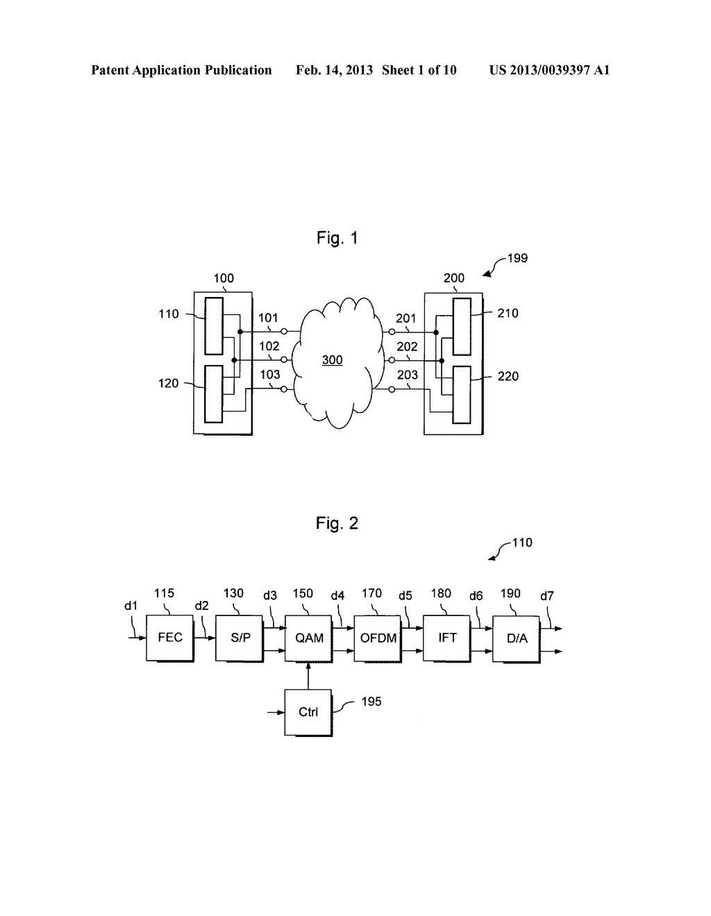 COMMUNICATIONS SYSTEM USING ADAPTIVE ORTHOGONAL FREQUENCY DIVISION     MULTIPLEXING - diagram, schematic, and image 02