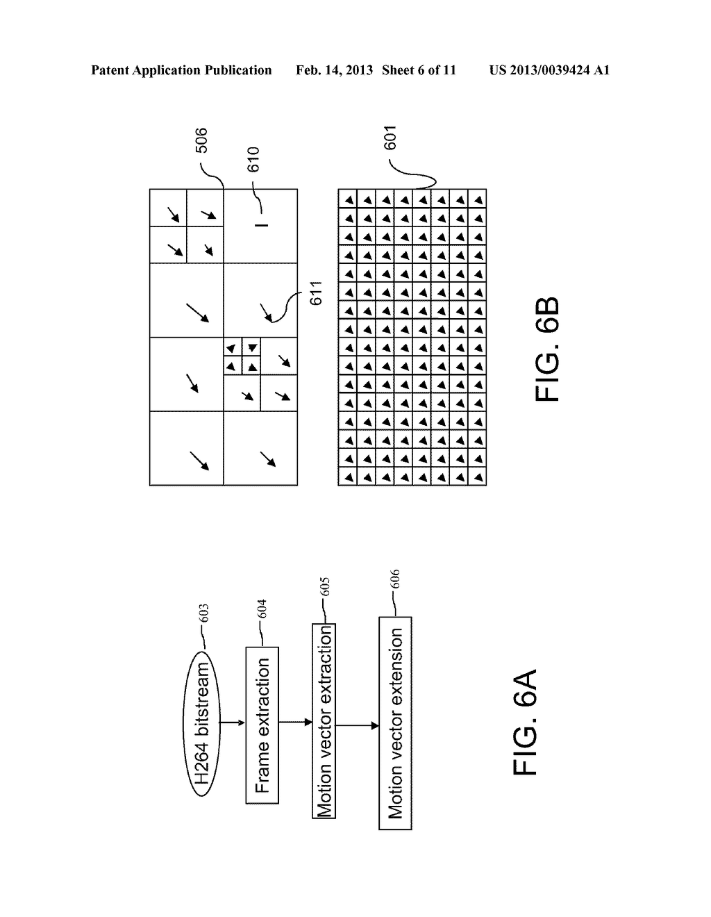 Method and device for error concealment in motion estimation of video data - diagram, schematic, and image 07