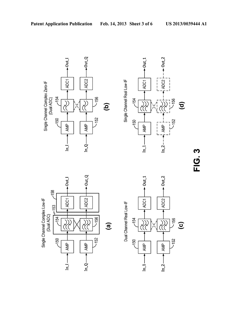 Radio Frequency Receiver with Dual Band Reception and Dual ADC - diagram, schematic, and image 04