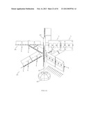 VERTICAL WIND TURBINE WITH ARTICULATED BLADES diagram and image