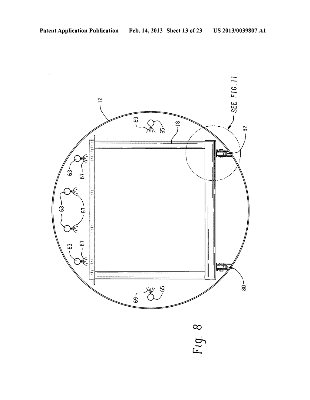 RETORT WITH PROGRESSIVE LATCH, ROLLER SUPPORT ARRANGEMENT AND METHOD AND     SYSTEM FOR RECIPROCATION OF LOADS - diagram, schematic, and image 14