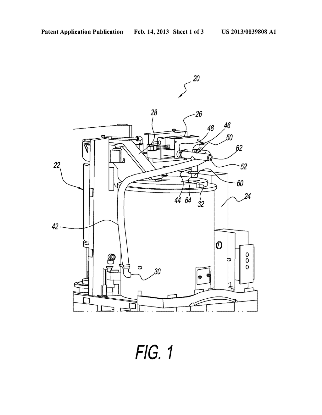 SANITATION SYSTEM AND METHOD FOR ICE STORAGE AND DISPENSING EQUIPMENT - diagram, schematic, and image 02