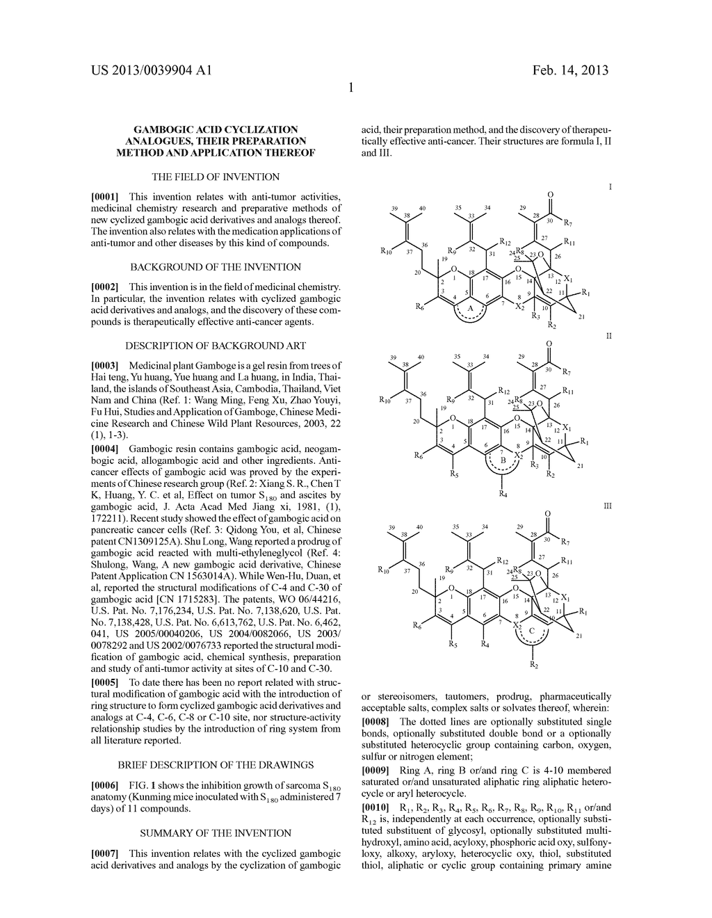 GAMBOGIC ACID CYCLIZATION ANALOGUES, THEIR PREPARATION METHOD AND     APPLICATION THEREOF - diagram, schematic, and image 03