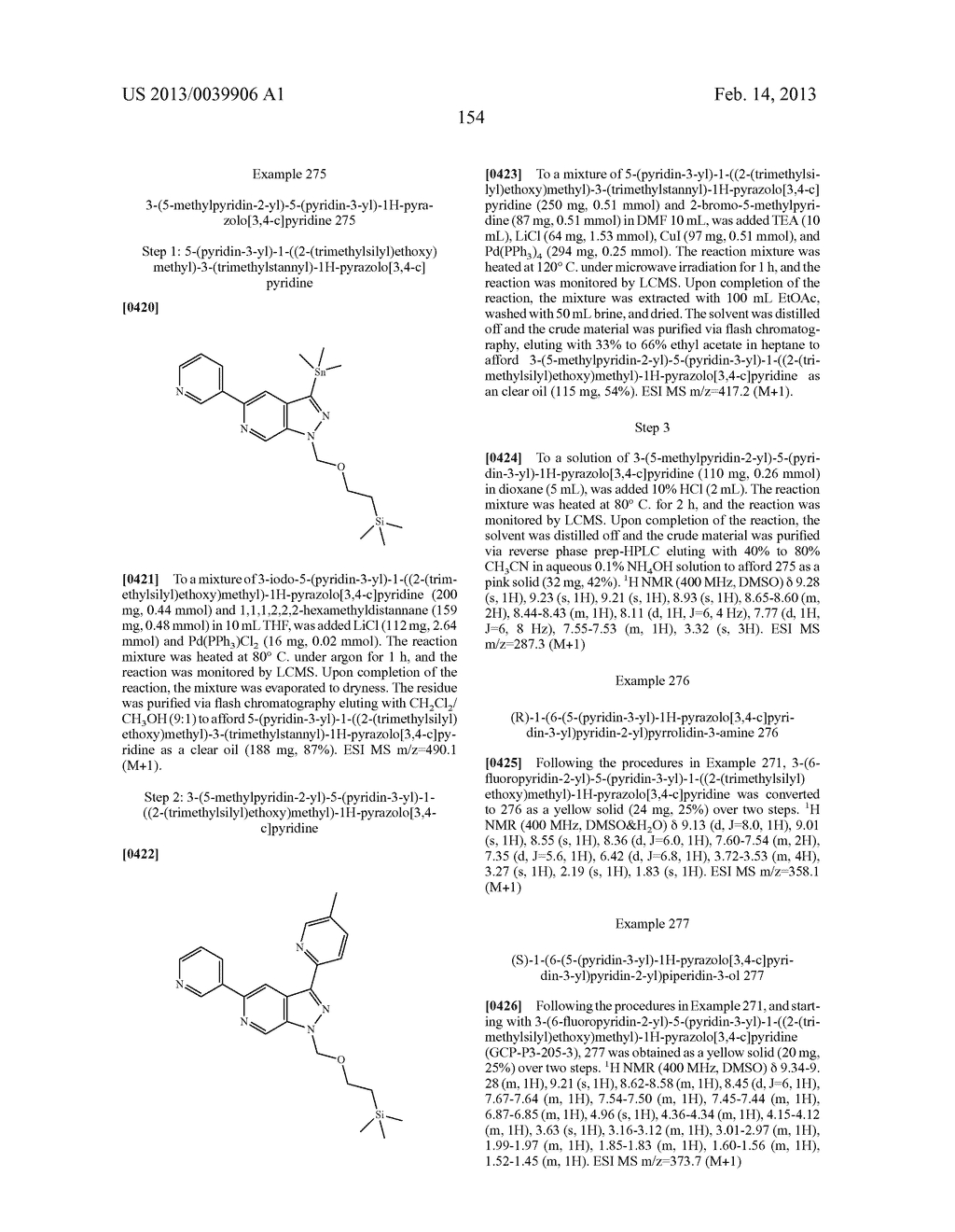 PYRAZOLO[3,4-c]PYRIDINE COMPOUNDS AND METHODS OF USE - diagram, schematic, and image 155