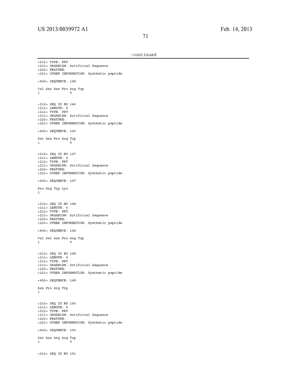 COMPOSITIONS AND METHODS OF USE OF TARGETING PEPTIDES AGAINST PLACENTA AND     ADIPOSE TISSUES - diagram, schematic, and image 112