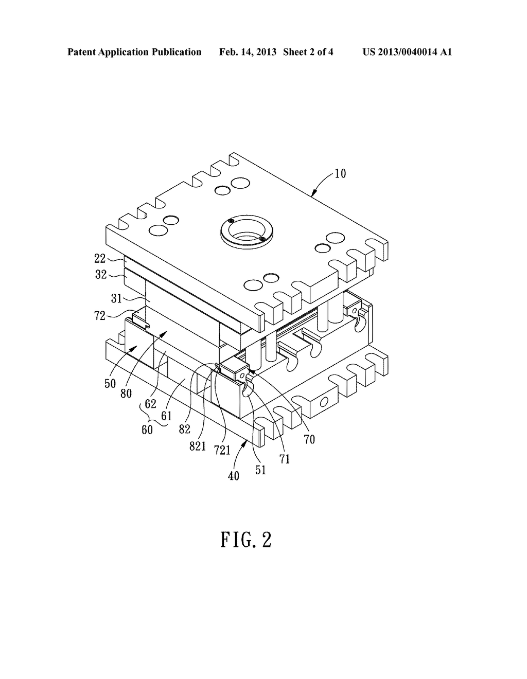 3-PLATE MOLD ASSEMBLY WITH A COMMON MOLD BASE - diagram, schematic, and image 03