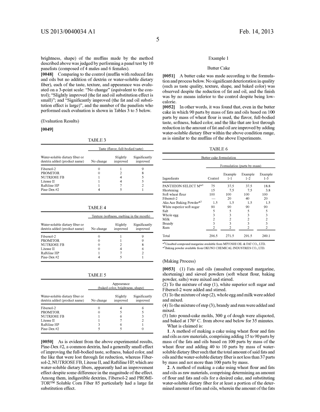 LOW-FAT CAKE AND METHOD OF MAKING THE SAME - diagram, schematic, and image 06