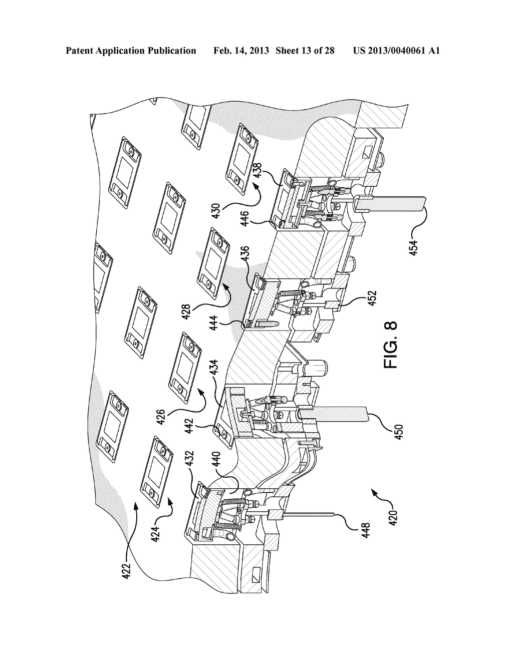 FACE-DOWN PRINTING APPARATUS AND METHOD - diagram, schematic, and image 14