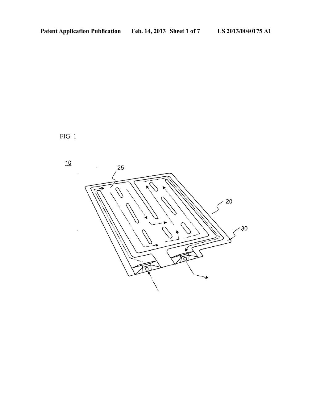 COOLING MEMBER OF NOVEL STRUCTURE AND BATTERY MODULE EMPLOYED WITH THE     SAME - diagram, schematic, and image 02