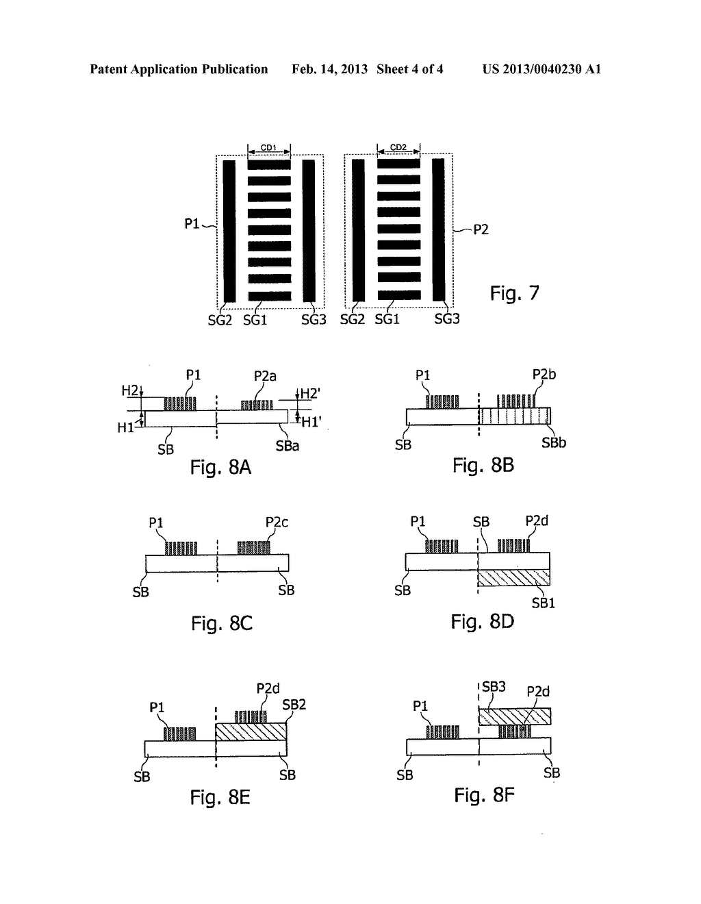 METHOD OF DETERMINING FOCUS AND DOSE OF AN APPARATUS OF OPTICAL     MICRO-LITHOGRAPHY - diagram, schematic, and image 05