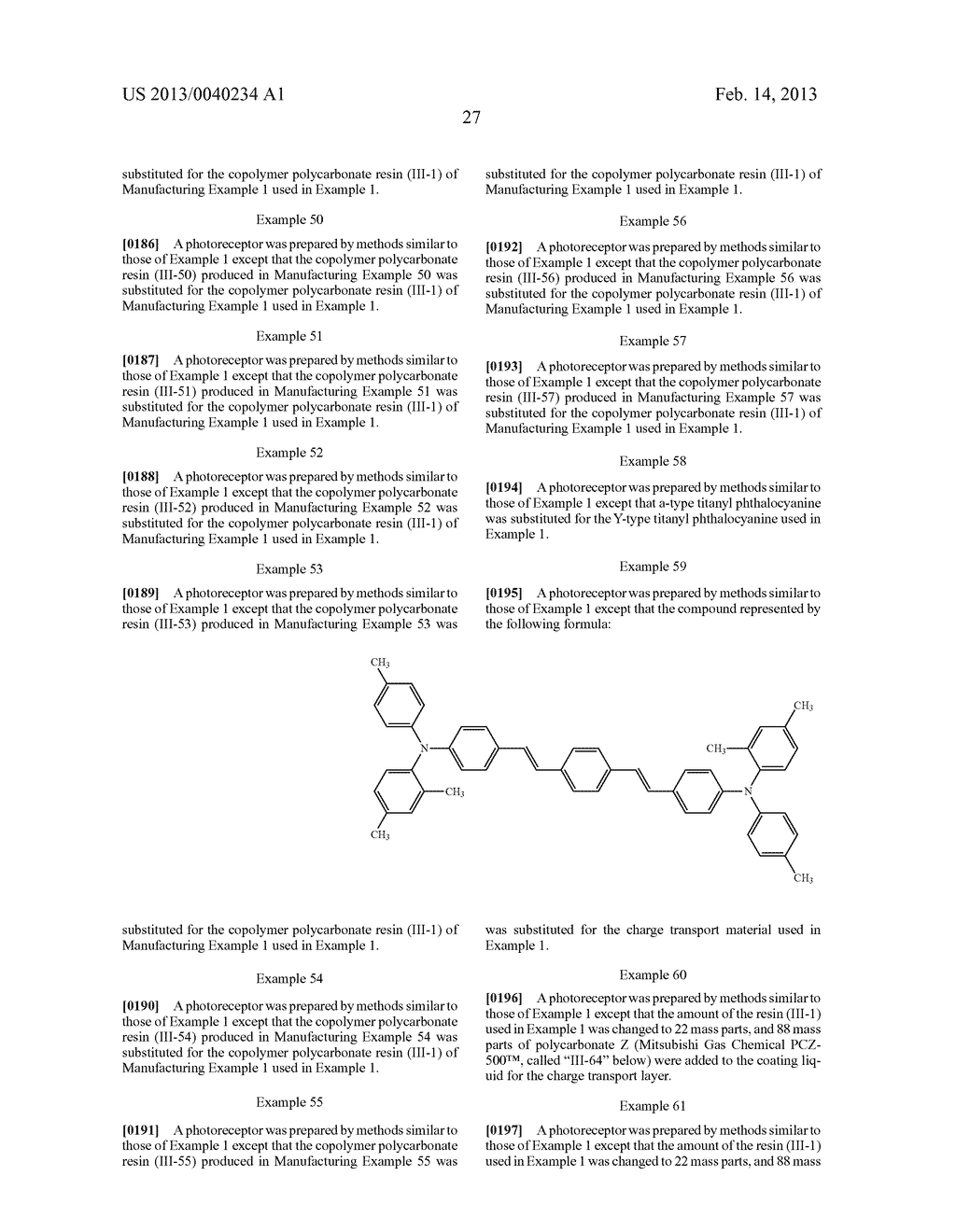 ELECTROPHOTOGRAPHIC PHOTORECEPTOR, MANUFACTURING METHOD THEREFOR AND     ELECTROPHOTOGRAPHIC DEVICE - diagram, schematic, and image 30