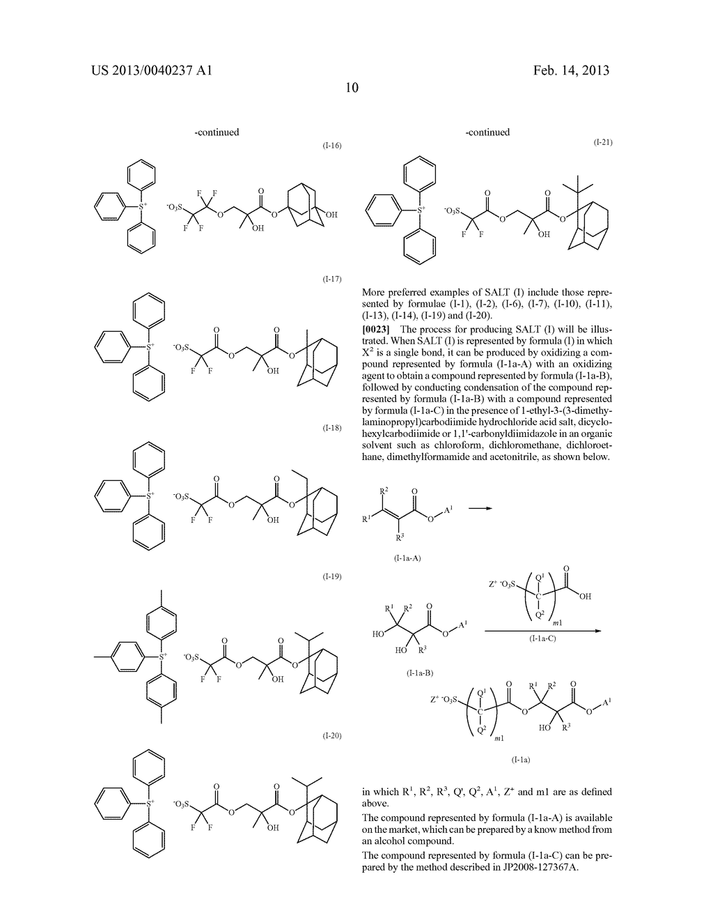 SALT, PHOTORESIST COMPOSITION AND METHOD FOR PRODUCING PHOTORESIST PATTERN - diagram, schematic, and image 11