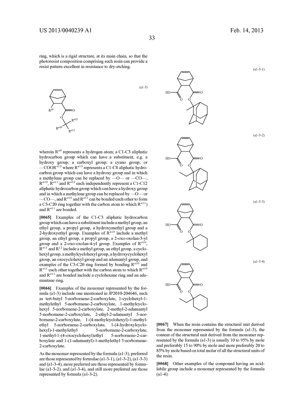 SALT, PHOTORESIST COMPOSITION AND METHOD FOR PRODUCING PHOTORESIST PATTERN - diagram, schematic, and image 35