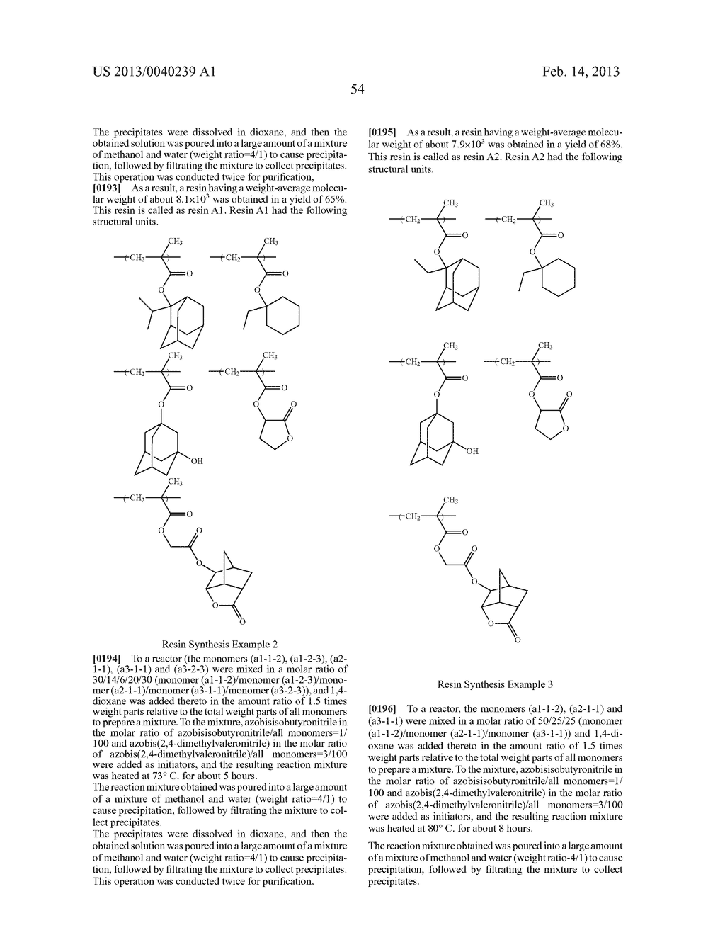 SALT, PHOTORESIST COMPOSITION AND METHOD FOR PRODUCING PHOTORESIST PATTERN - diagram, schematic, and image 56