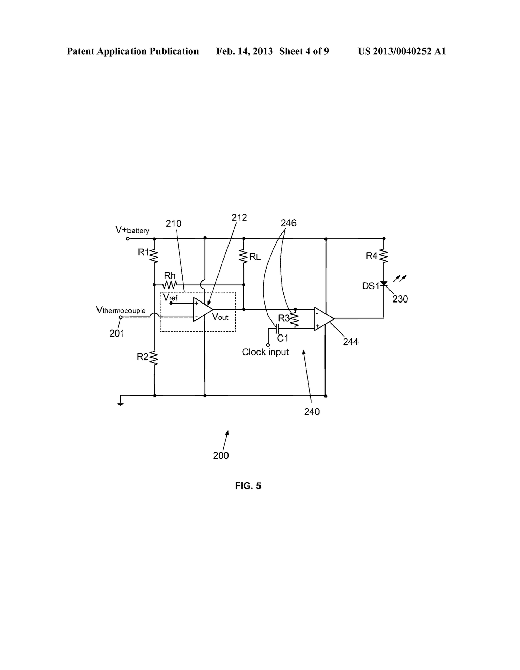 Apparatus for Indicating Level of Pilot Flame Output - diagram, schematic, and image 05