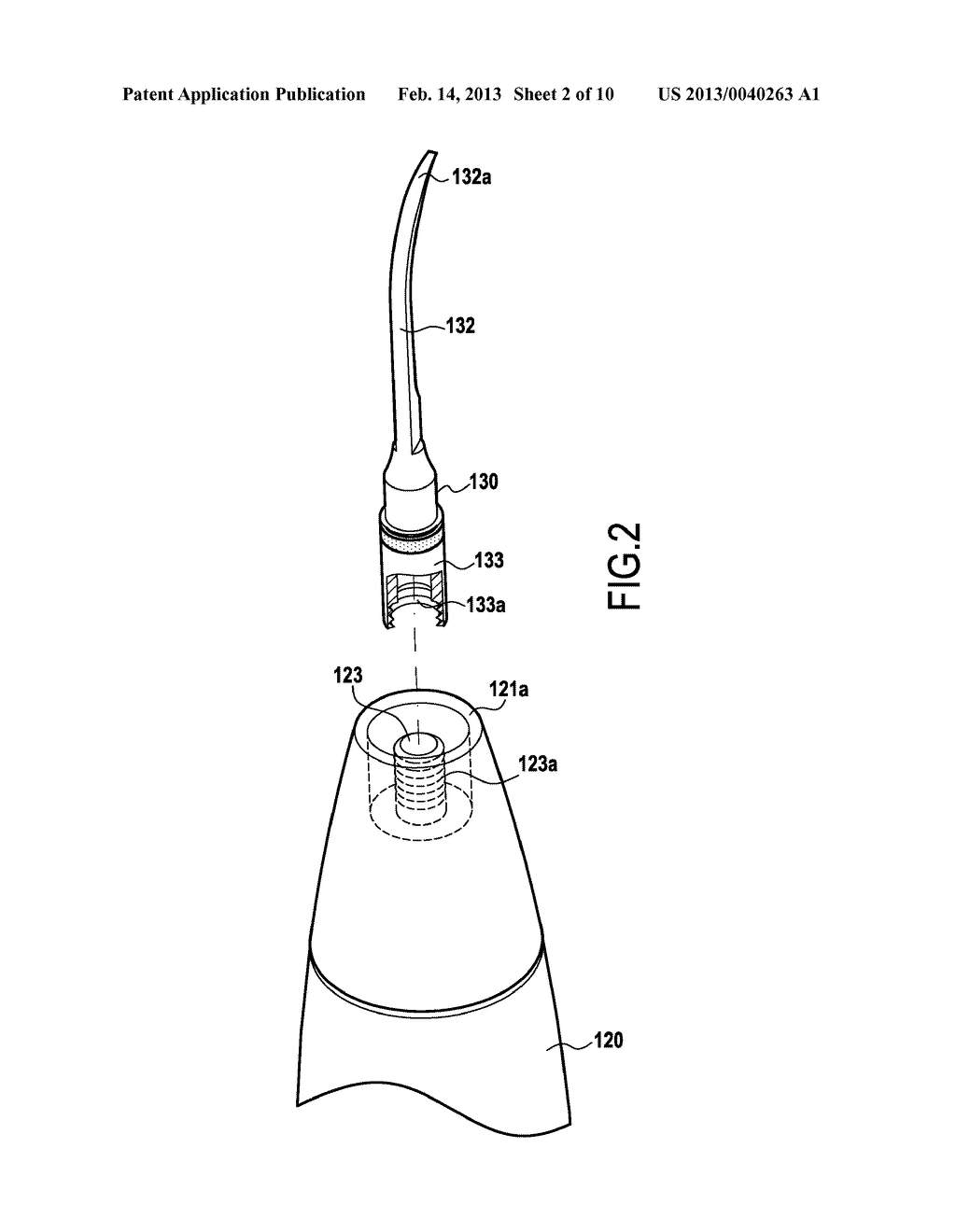 VIBRATORY INSTRUMENT WITH AN INTERCHANGEABLE TOOL - diagram, schematic, and image 03