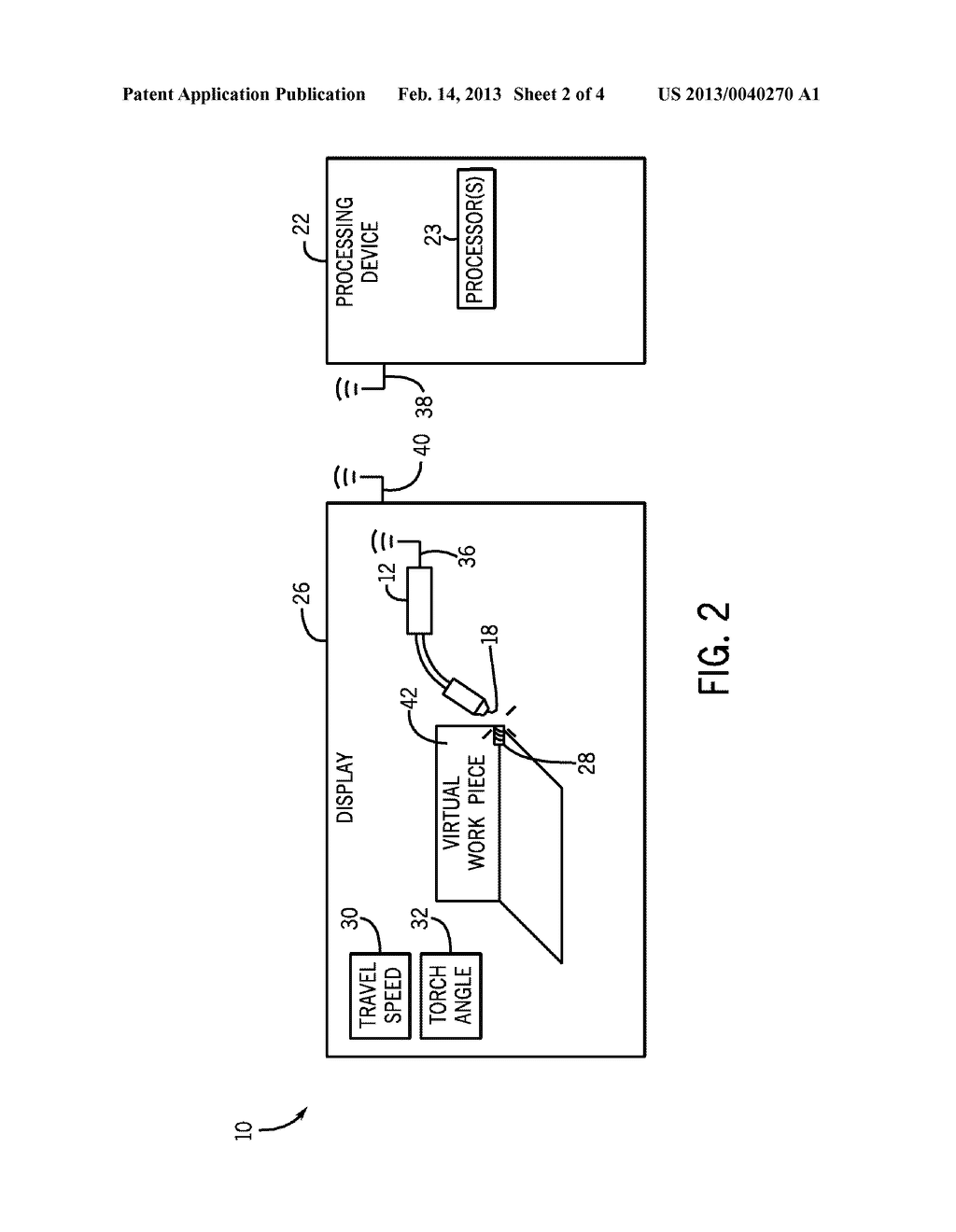 SYSTEM AND DEVICE FOR WELDING TRAINING - diagram, schematic, and image 03