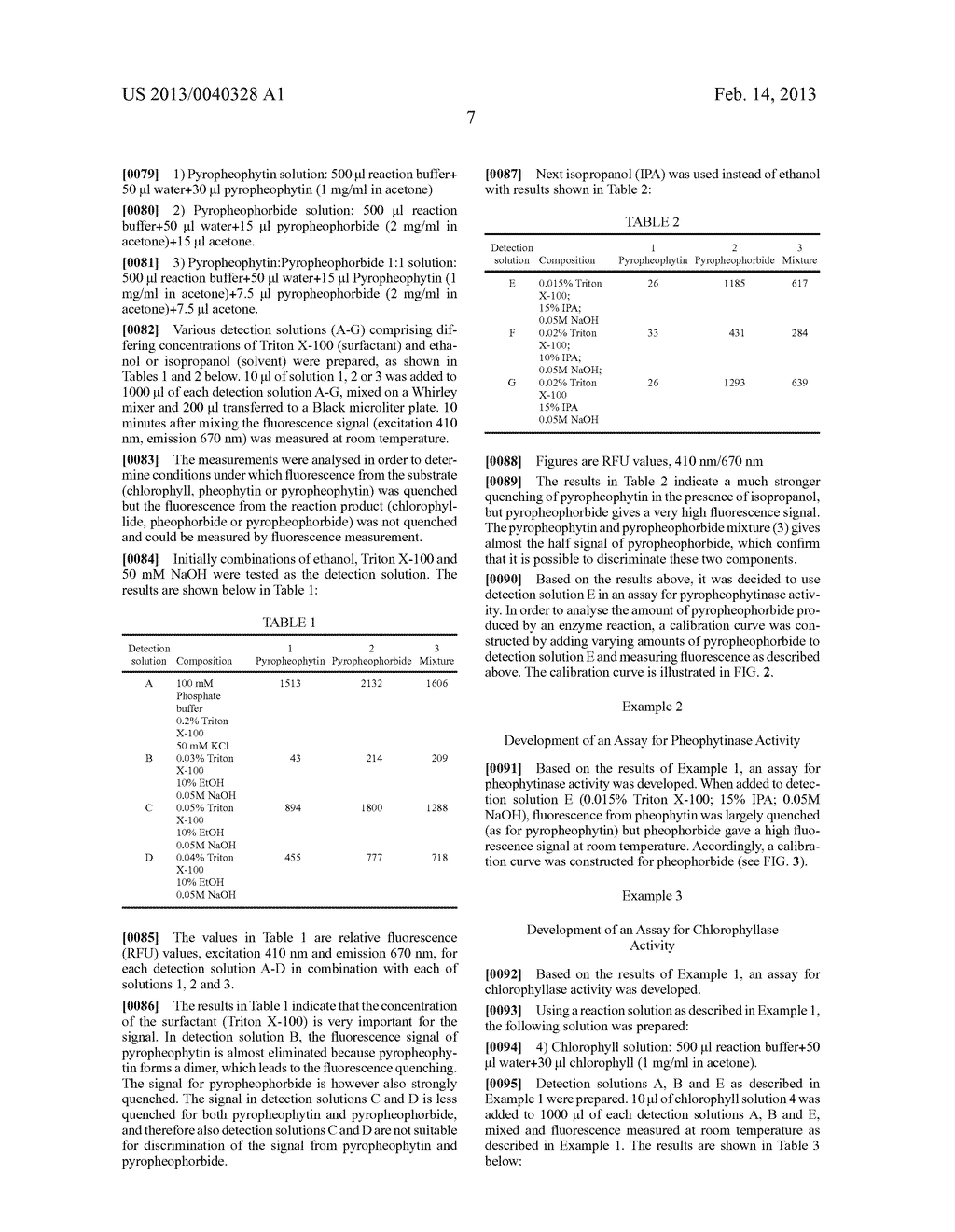 ASSAY FOR PHYTOL-FREE CHLOROPHYLL DERIVATIVES - diagram, schematic, and image 11