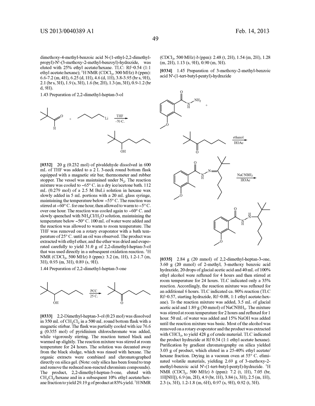 Bioavailable Diacylhydrazine Ligands for Modulating the Expression of     Exogenous Genes via an Ecdysone Receptor Complex - diagram, schematic, and image 51