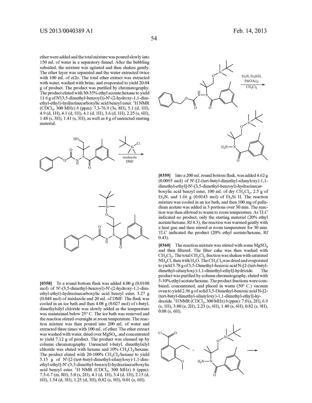 Bioavailable Diacylhydrazine Ligands for Modulating the Expression of     Exogenous Genes via an Ecdysone Receptor Complex - diagram, schematic, and image 56