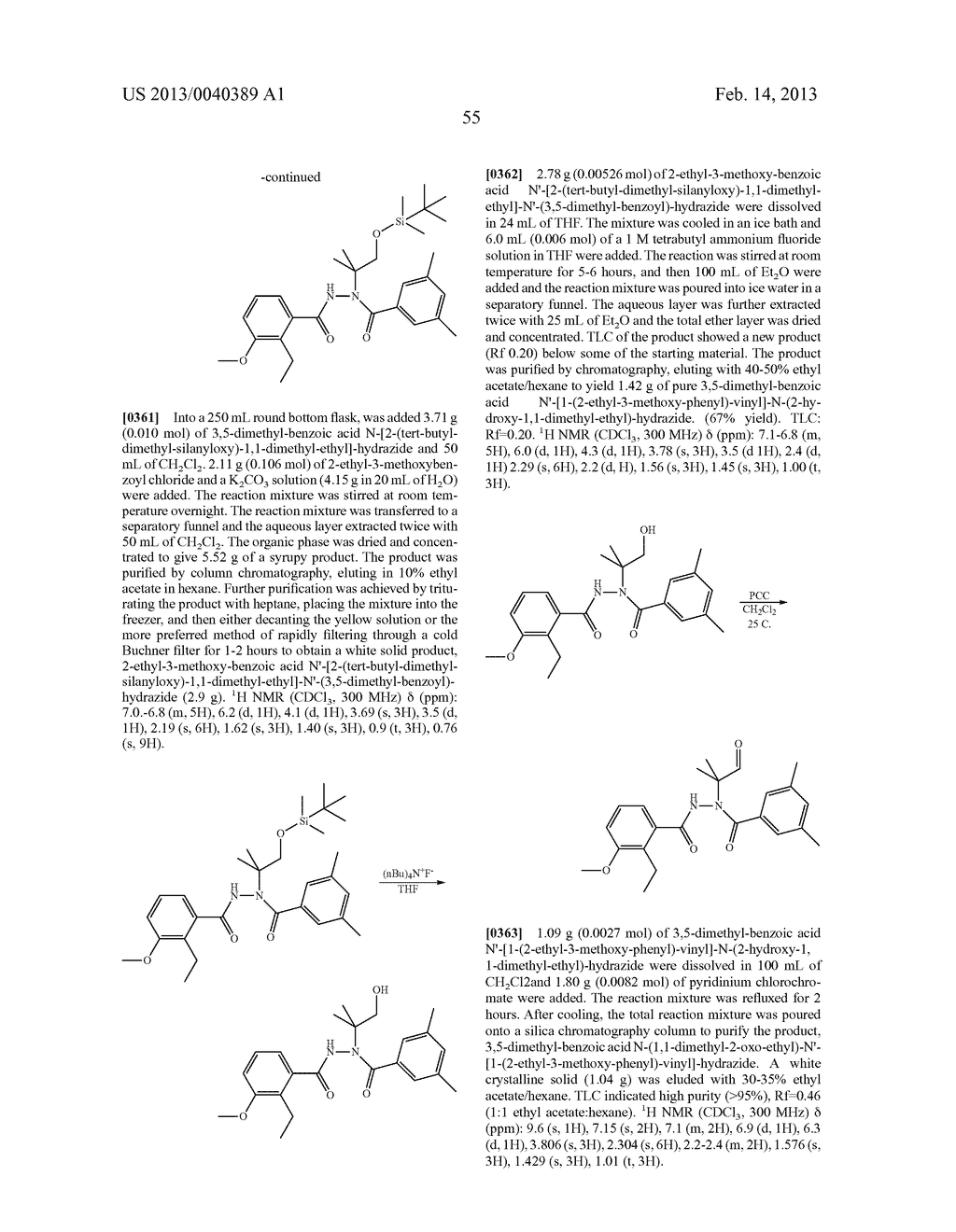 Bioavailable Diacylhydrazine Ligands for Modulating the Expression of     Exogenous Genes via an Ecdysone Receptor Complex - diagram, schematic, and image 57