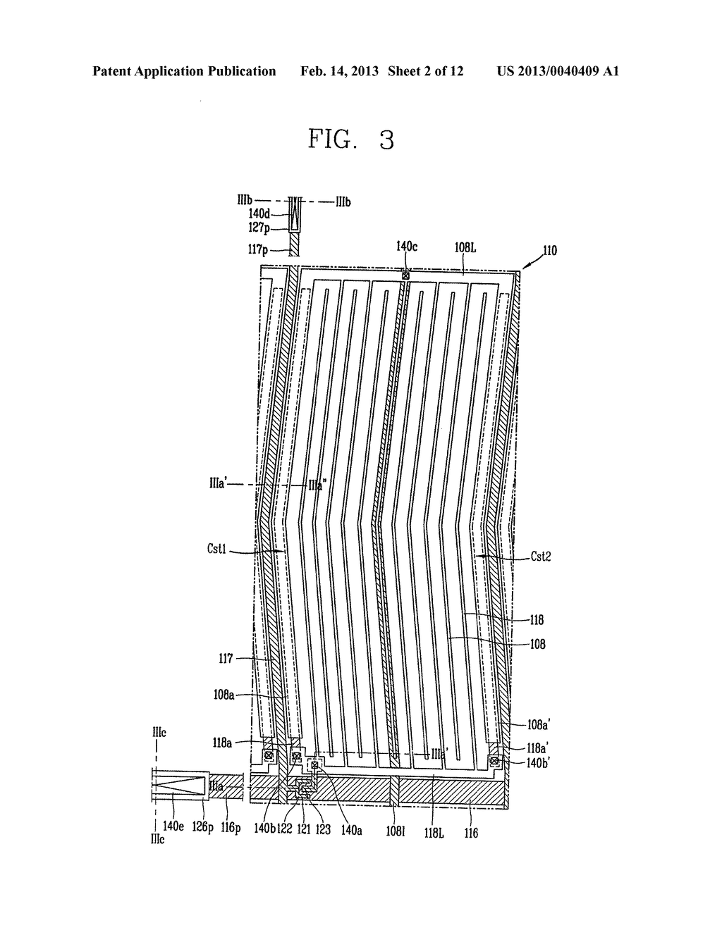 IN-PLANE SWITCHING MODE LIQUID CRYSTAL DISPLAY AND METHOD FOR FABRICATING     THE SAME - diagram, schematic, and image 03