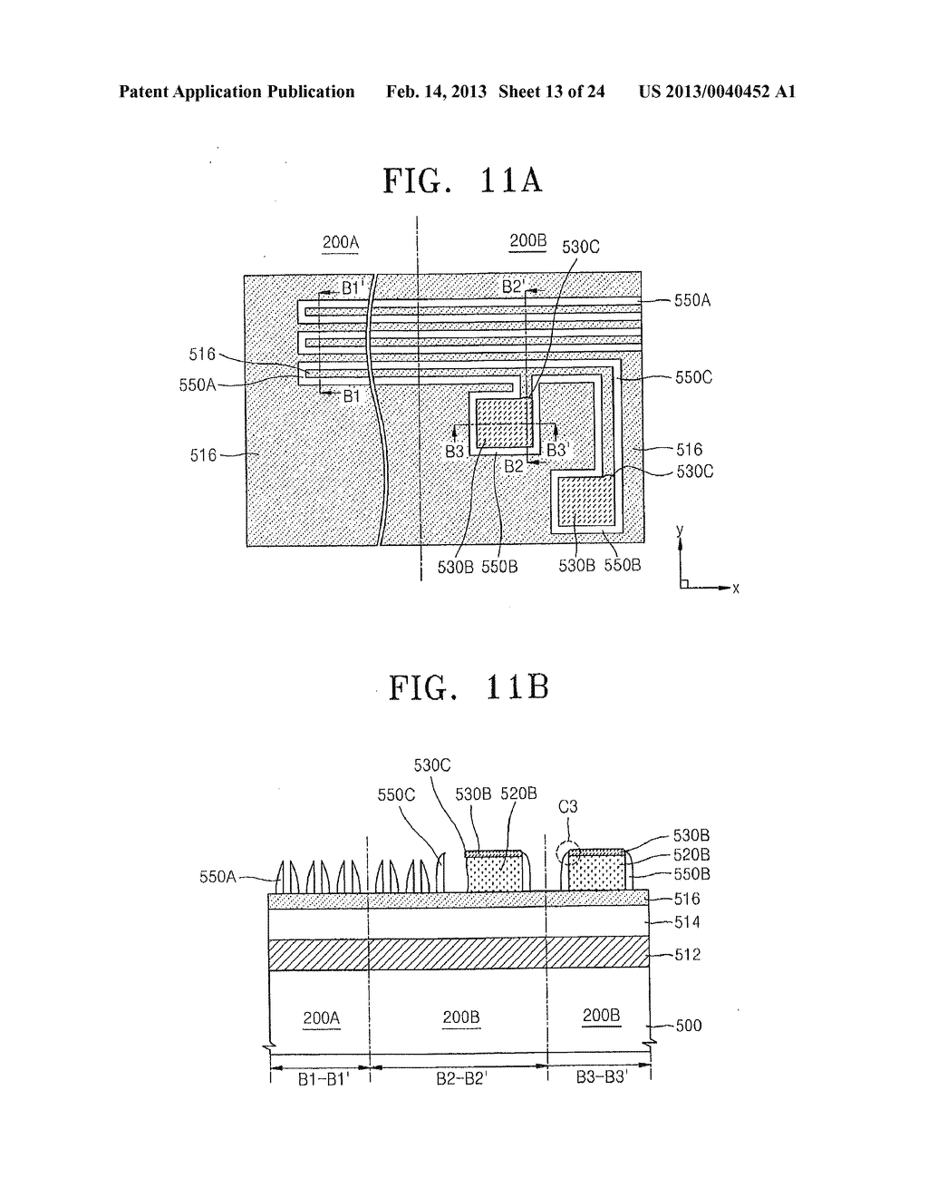 Methods of Forming Semiconductor Devices Having Narrow Conductive Line     Patterns - diagram, schematic, and image 14