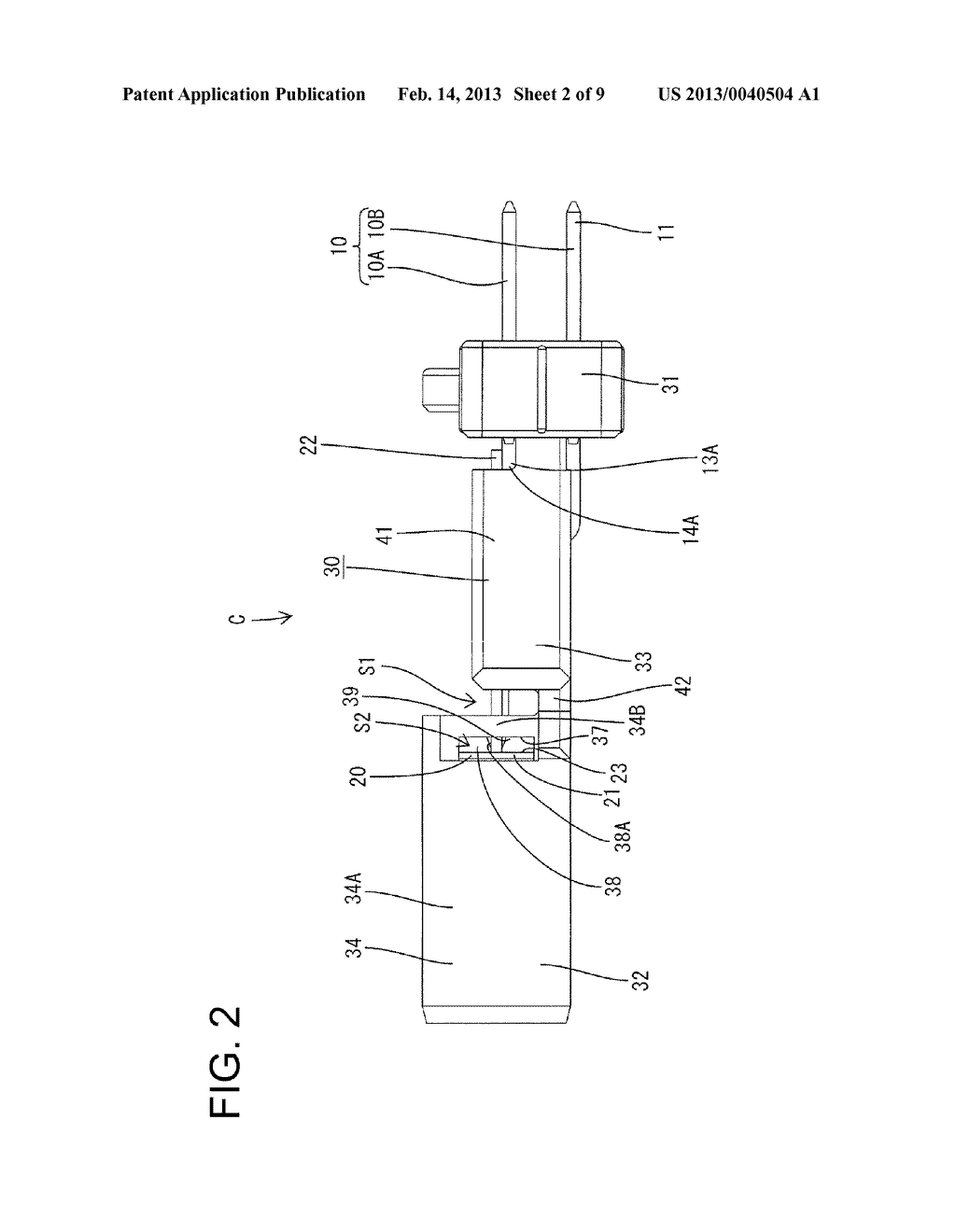 CONNECTOR WITH ELECTRIC COMPONENT - diagram, schematic, and image 03