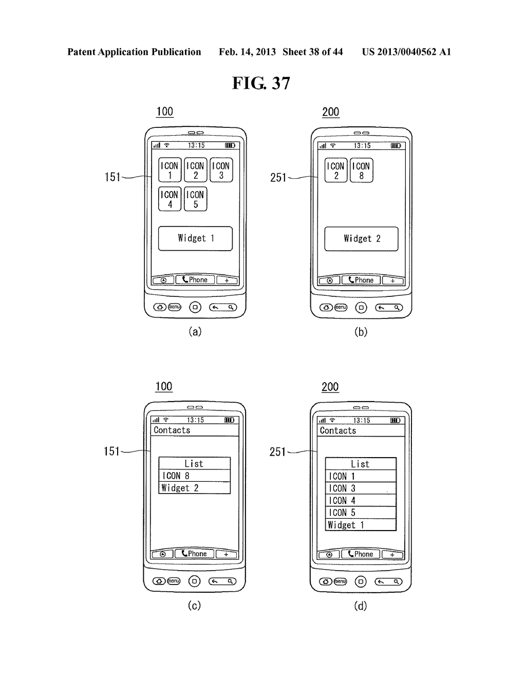 MOBILE TERMINAL AND METHOD OF CONTROLLING THE SAME - diagram, schematic, and image 39