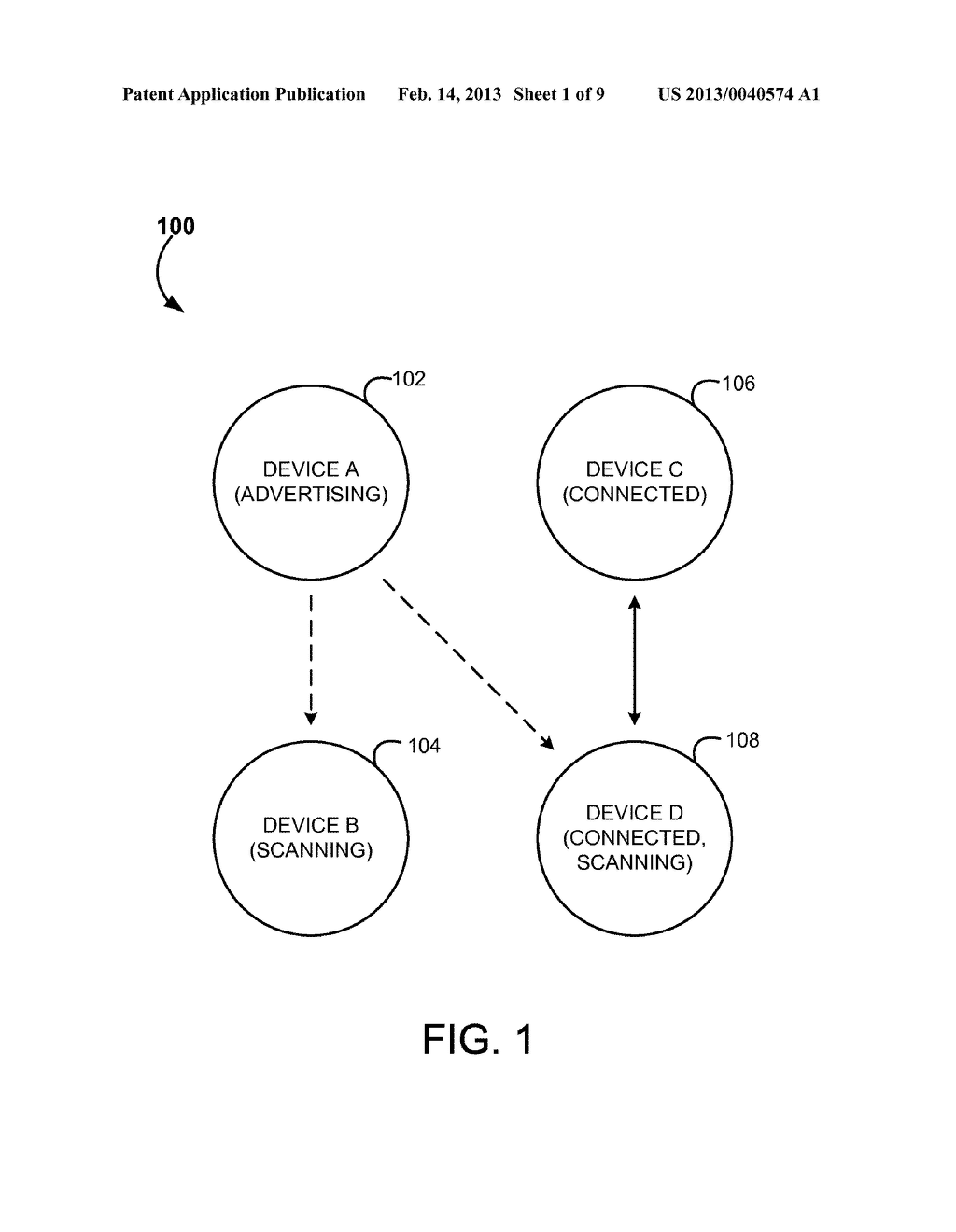 Systems and Methods for Low Power Short Range Wireless Device     Communication Scanning - diagram, schematic, and image 02