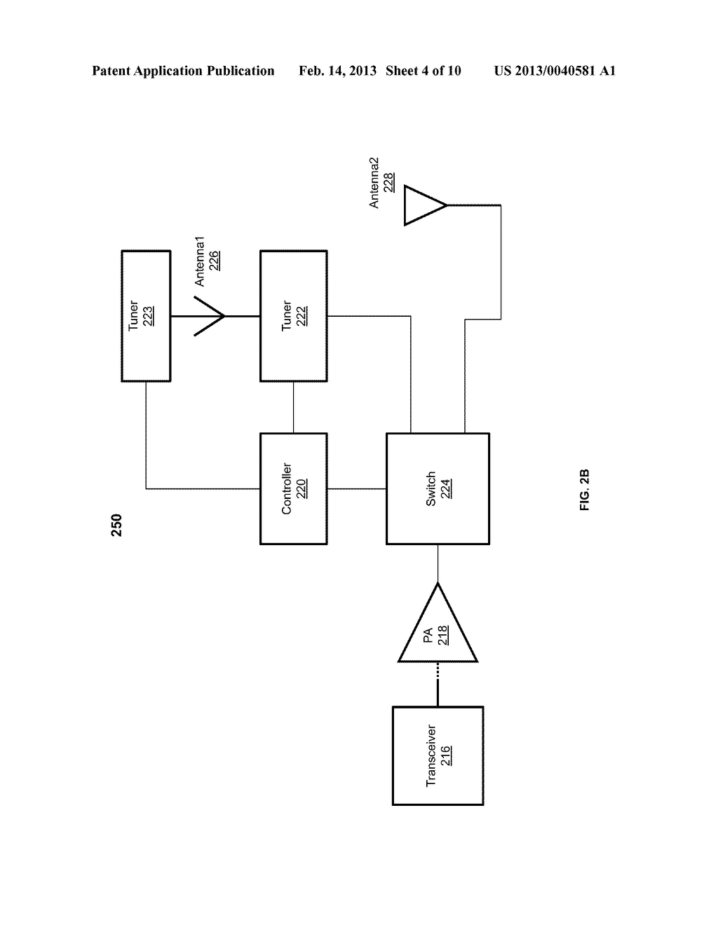 TUNABLE FILTER FEEDBACK TO CONTROL ANTENNA SWITCH DIVERSITY - diagram, schematic, and image 05