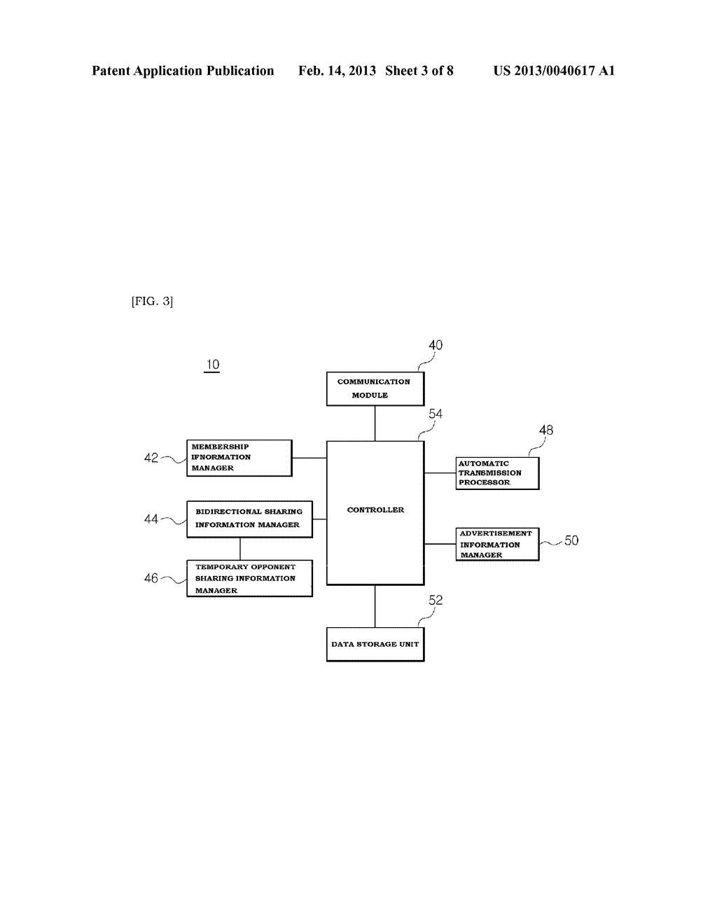 BIDIRECTIONAL INFORMATION SHARING SYSTEM AND METHOD USING WIRELESS DATA     NETWORK - diagram, schematic, and image 04