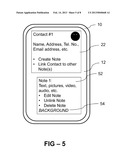 MOBILE APPLICATION FOR A PERSONAL  ELECTRONIC DEVICE diagram and image